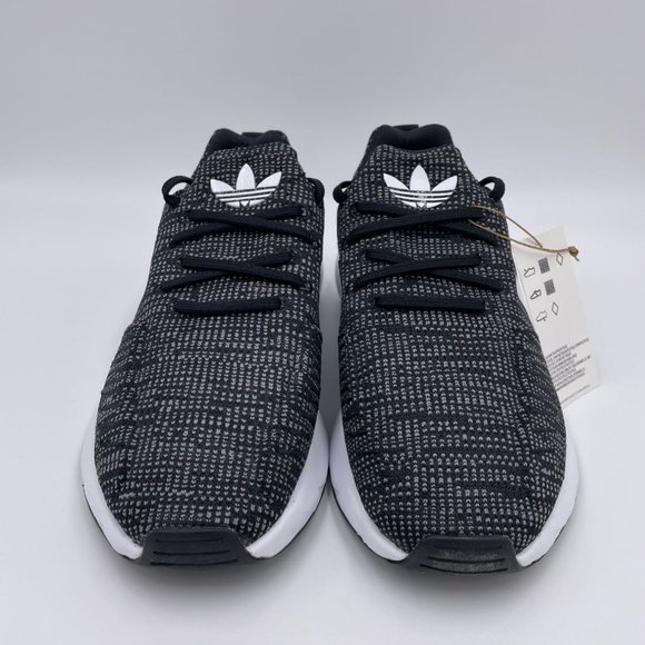 adidas Swift Run 22 Black / White Womens Shoes - Picture 3 of 8